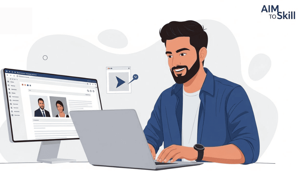 web design course AIM to Skill